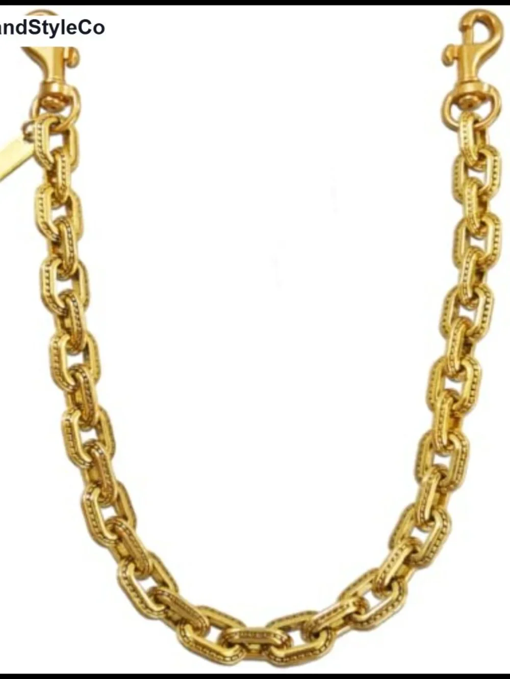 HAKPTRN Bag Charm Purse Extender Chain Solid Metal Keychain Accessory
